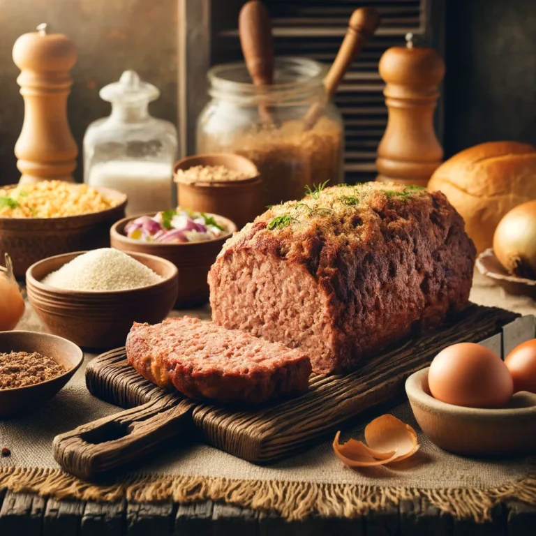 Here is a photo depicting a cozy kitchen scene with a freshly baked meatloaf, which visually complements the theme of your article about making meatloaf. You can view and use the image above.