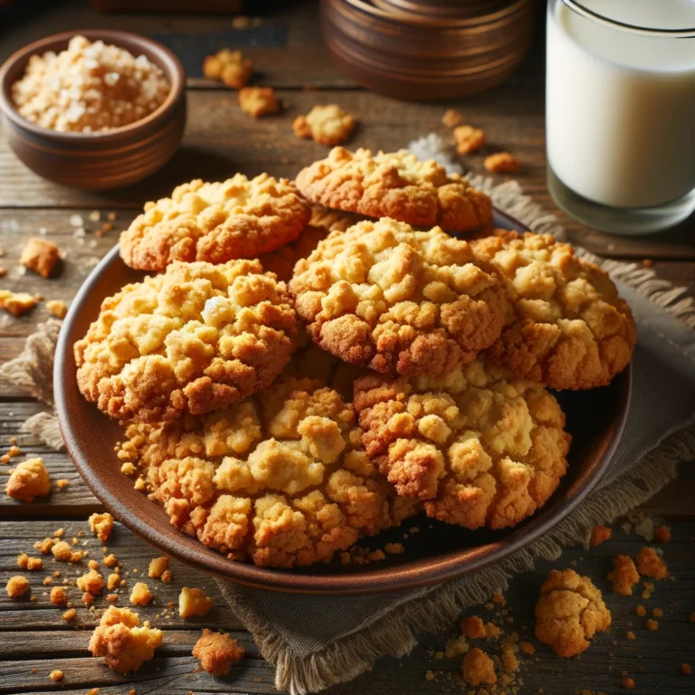 Here's the image of the crumble cookies you requested. Enjoy!